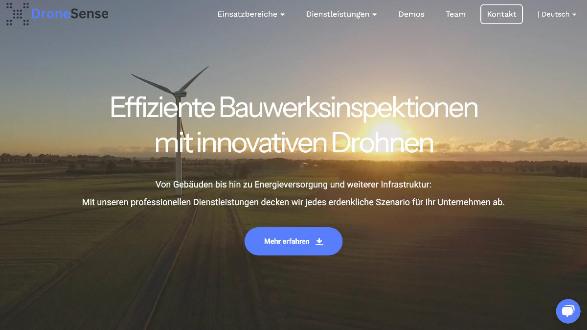 Dronesense Icon DroneSense GmbH - Effiziente Inspektionen mit innovativen Drohnen
